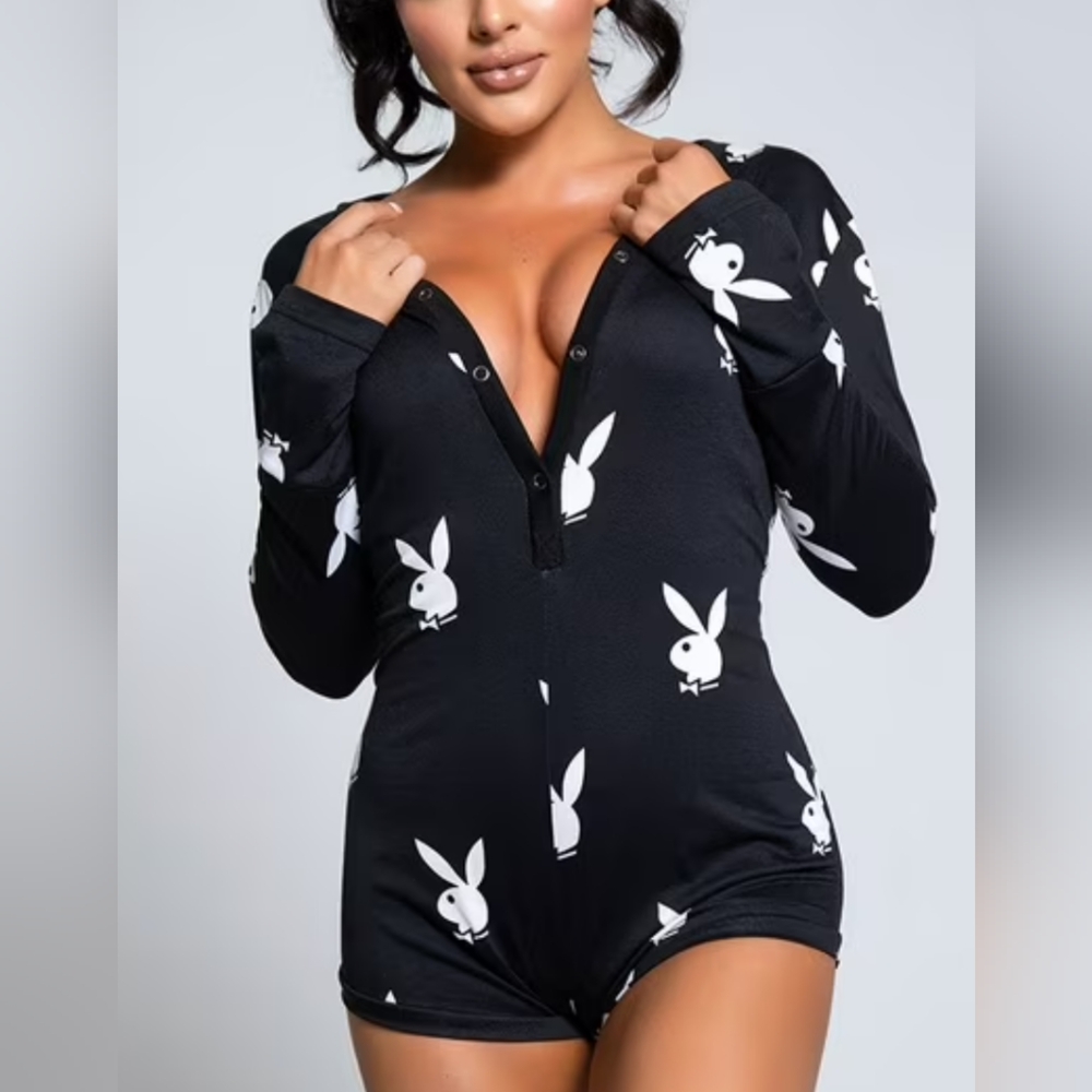 Playboy Slumber Bunny romper